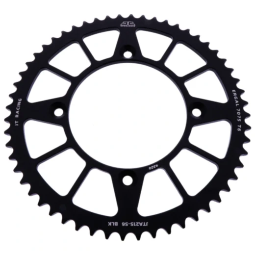 Alu - Kettenrad 56Z Teilung 420 schwarz JT Innendurchmesser 110 Lochkreis 130 passend für: Honda CRF, CR