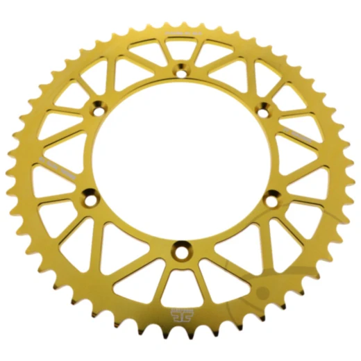 Alu - Kettenrad 51Z Teilung 520 gold JT Innendurchmesser 134 Lochkreis 150 passend für: Kawasaki KX, KLX, KDX