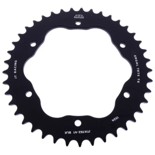 Alu - Kettenrad 41Z Teilung 520 schwarz für Kettenradträger 7585029 passend für: Ducati 1098, 1198, Streetfighter