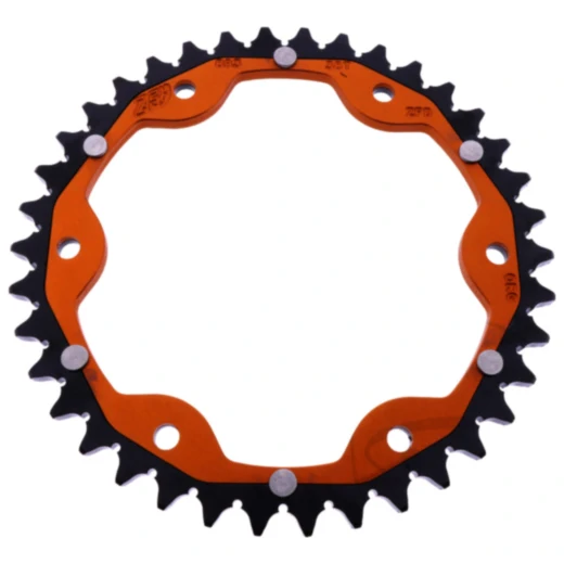 Kettenrad Dual 38Z 525 orange ZF