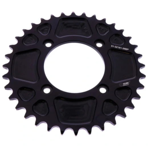 Alu - Kettenrad 36Z Teilung 520 schwarz Esjot passend für: Beta Evo, Honda Cota