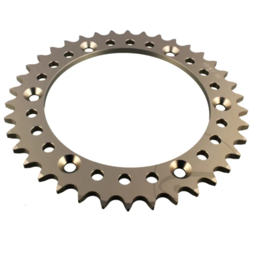 Alu - Kettenrad 38Z Teilung 520 silber Esjot Innendurchmesser 136 Lochkreis 156 passend für: Husqvarna SM, SMS, TE