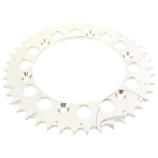 Alu - Kettenrad 43Z Teilung 520 silber Esjot Innendurchmesser 136 Lochkreis 156 passend für: Husqvarna TE, WR, SM, CR