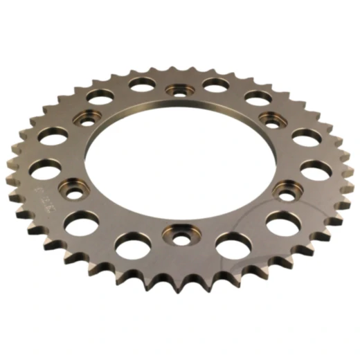 Alu-Kettenrad 43Z 525 Teilung silber für Motorräder