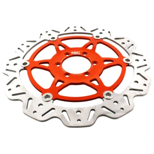 Bremsscheibe VEE EBC orange passend für: Ducati Supersport, 916, SL, Moto Morini Corsaro, 9 1/2, Sport