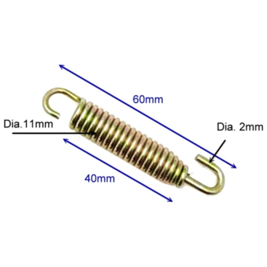 Auspufffeder JMP 60 mm - 4 Stück
