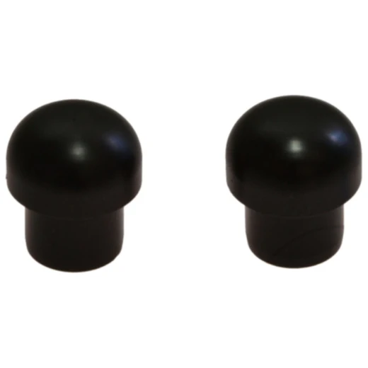 Lenkrohrstopfen für Motorräder schwarz Teflon 2 Stück