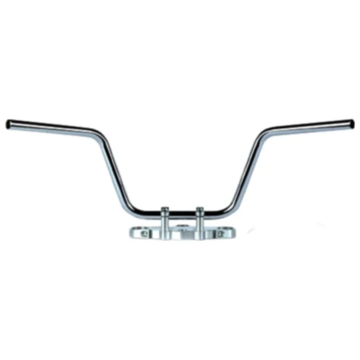 Apehanger-Lenker 1 Zoll aus verchromtem Stahl für Motorräder