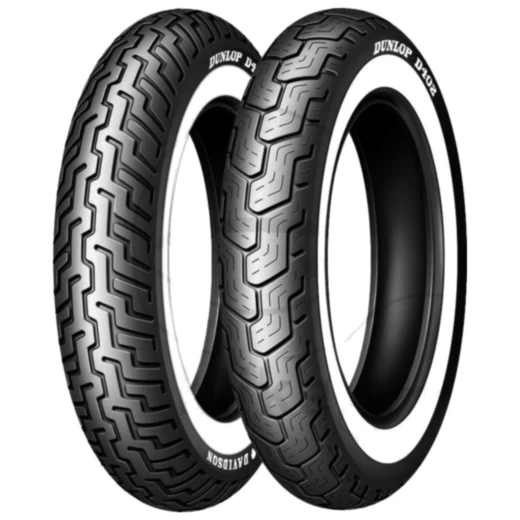 Dunlop D402 H/D 130/90 B16 TL White Wall Reifen