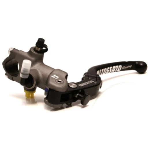 Accossato hydraulische Kupplungsarmatur 16 mm Kolben mit Falthebel schwarz für 22mm Lenker