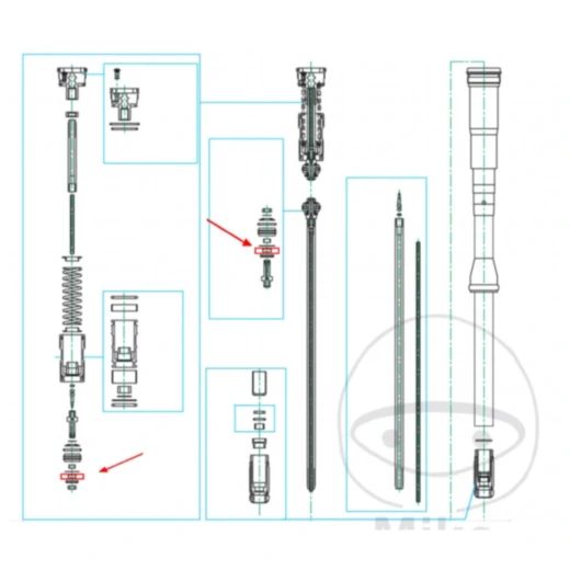 Feder DRUCKSTUFE Kayaba 11X11X5 passend für: Husqvarna TE, WR,