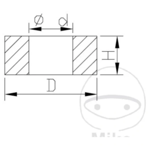 Gleitbuchsen in Kolbenstange Kayaba 5. 2X7. 7X5 passend für: Ka