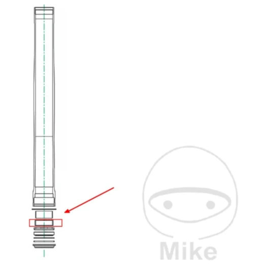 Führungsbuchsensatz Tauchrohr Kayaba 48X52X15 Alternative: 7510