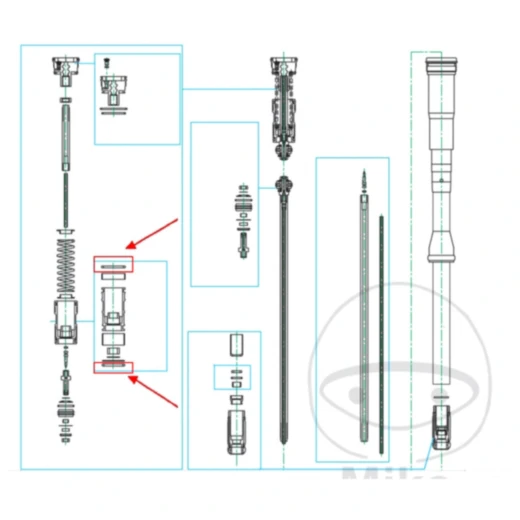 O - Ring 3. 5X36MM Kayaba passend für: Kawasaki KX, KFX, TM Rac