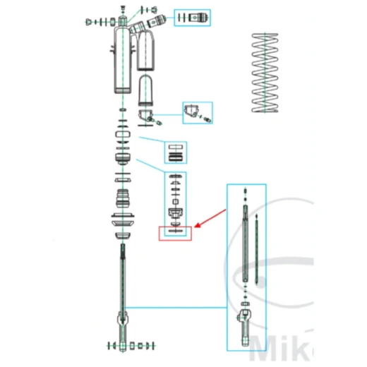 O - Ring 3. 5X47MM Kayaba passend für: Kawasaki KX, KLX, Honda