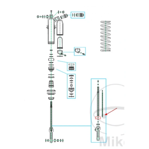 O - Ring 2X9MM Kayaba passend für: Kymco People, Super Dink, Do