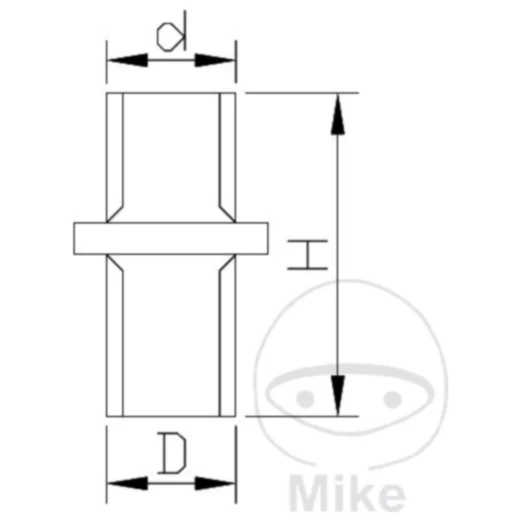 Ventil mit O-Ring 8X8X21 KYB_0