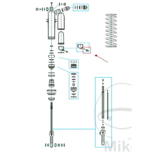 Ventil mit O-Ring 8X8X21 KYB_1