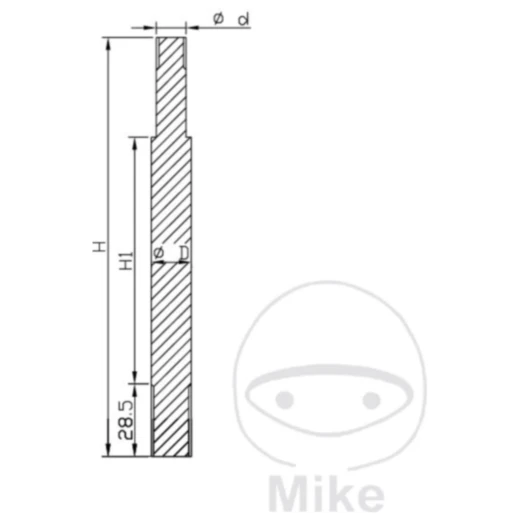 Kolbenstange Kayaba - PISTON ROD KAYABA