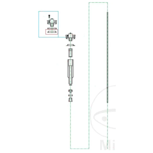 Kunststoffring Kayaba Verschlusskappe Gabel passend für: Husqvarna WR, TE