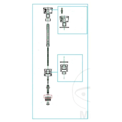 O - Ring 2X26MM Kayaba passend für: Kawasaki KX, KLX, Honda CR,