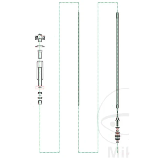 O - Ring 2. 1X12. 5 mm Kayaba passend für: Kawasaki KX, Honda C