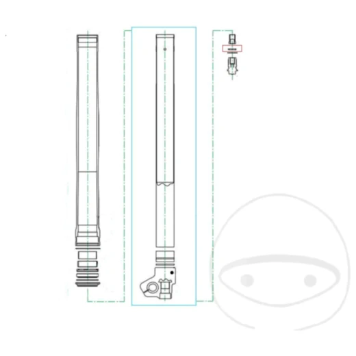 O - Ring 2. 1X18MM Kayaba passend für: TM Racing MX, Honda CRF_0