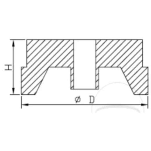Gaskappe Federbein Kayaba 50 mm passend für: Kawasaki KX, KLX, Husqvarna TC