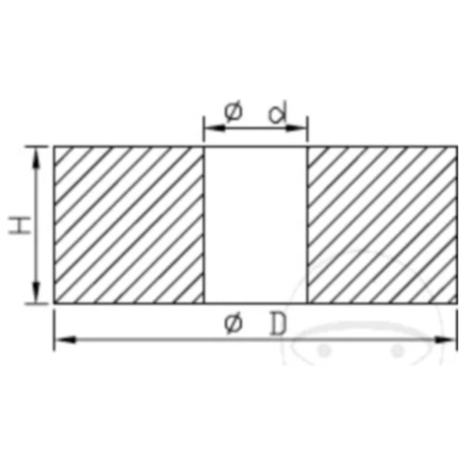 Kolben Kompression 50 mm Kayaba passend für: Honda CRF, Kawasaki KX