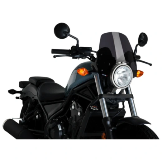 Sportscheibe New Generation Puig für Nakedbike dunkel passend für: Honda CMX