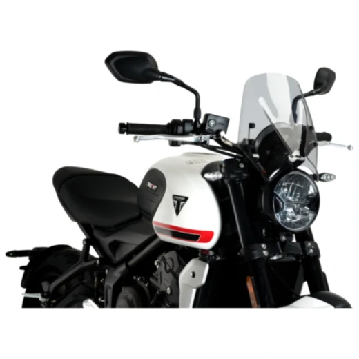 Sportscheibe New Generation Puig für Nakedbike rauchgrau passend für: Triumph Trident