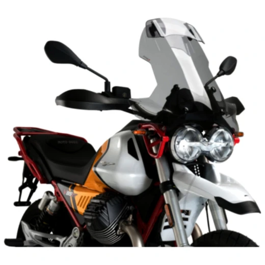 Touringscheibe Visor Puig rauchgrau passend für: Moto Guzzi V85