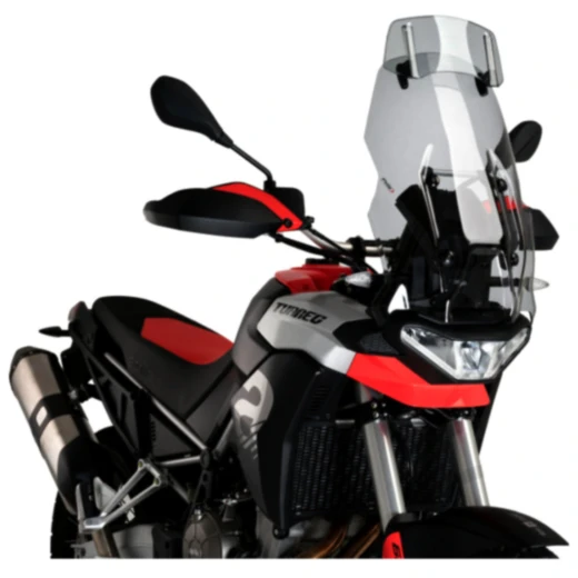 Touringscheibe Visor Puig rauchgrau passend für: Aprilia Tuareg