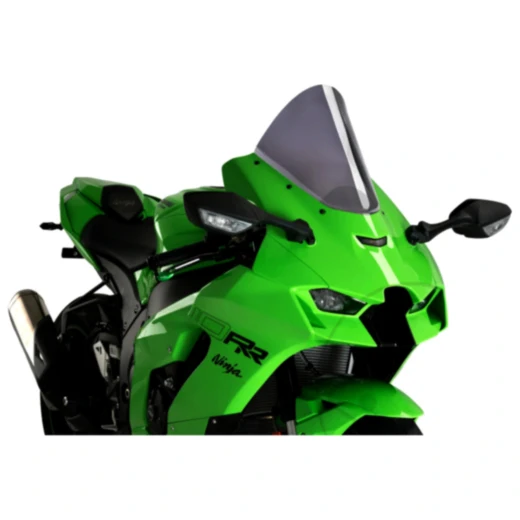 Scheibe R - Racing Puig dunkel passend für: Kawasaki ZX - 10R, ZX - 10RR