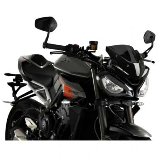 Sportscheibe New Generation Puig dunkel passend für: Triumph St