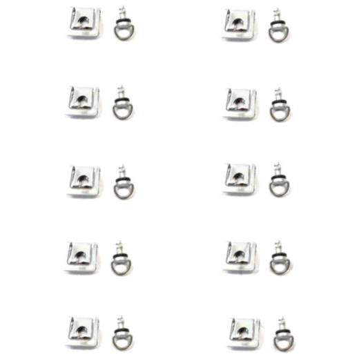 Schnellverschluss für Verkleidungen JMP 14 mm silber