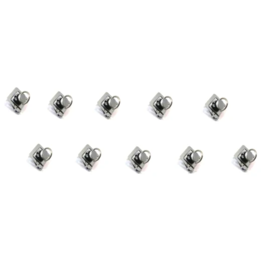 Schnellverschluss Verkleidung 17 mm silber JMP_0