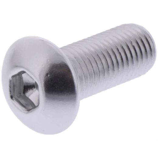 Linsenschraube JMP Bolt M10 x 1.25 mm 25 mm Alu silber