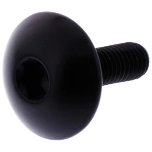 Linsenschraube JMP Bolt M5X0.8 mm 16 mm Alu schwarz für Motorräder