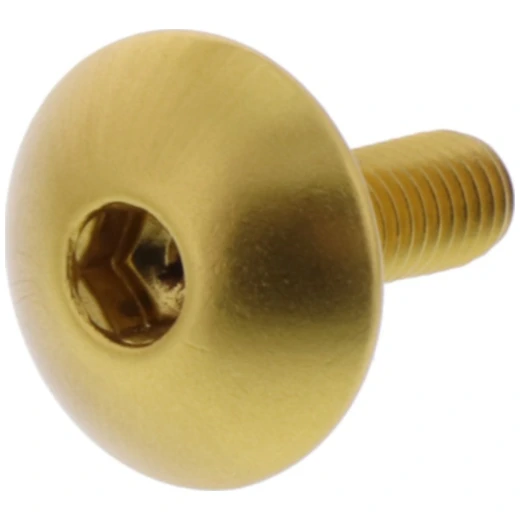 Linsenschraube JMP Bolt M5X0.8 mm 16 mm Alu gold