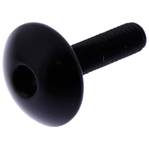 DOME HEAD BOLT M5X0.8MM 20MM ALUMINIUM BLACK