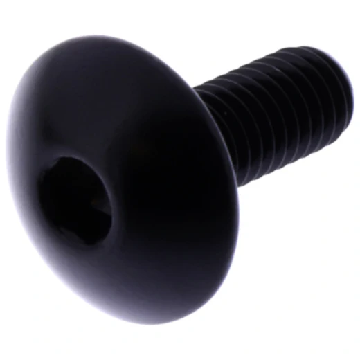 Linsenschraube JMP M6X1.00 mm 16 mm Alu schwarz