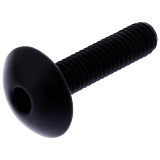 Linsenschraube JMP Bolt M6X1.00 mm 25 mm Alu schwarz für: Motorräder