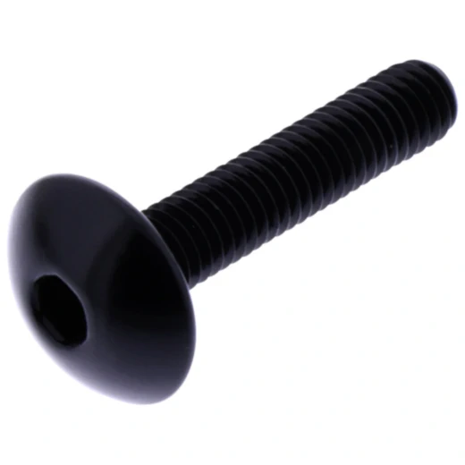 Linsenschraube JMP Bolt M6X1.00 mm 30 mm Alu schwarz