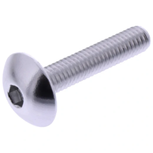 Linsenschraube für JMP Bolt M6X1.00mm 30mm Aluminium silber