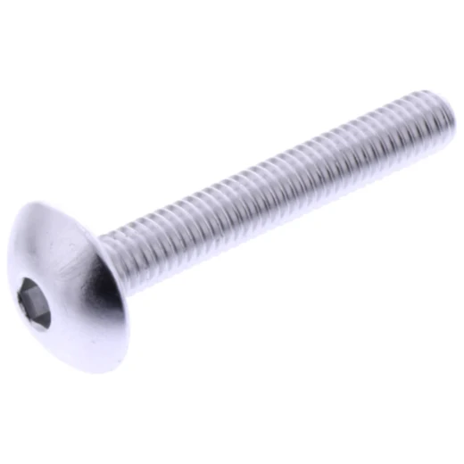 Linsenschraube JMP Bolt M6X1.00 mm 40 mm Aluminium silber