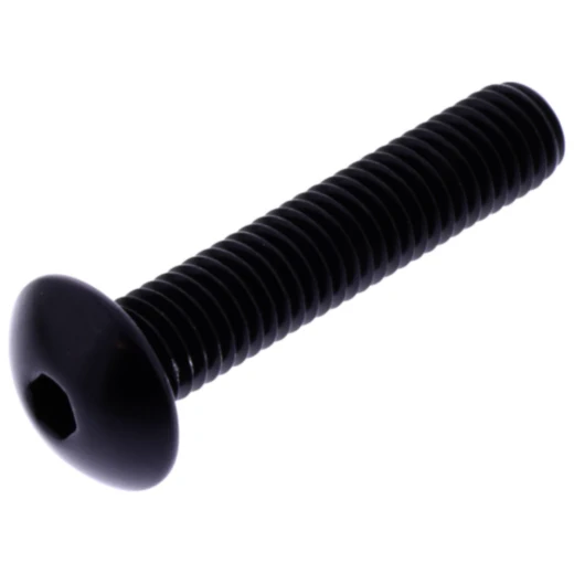 Linsenschraube JMP Bolt M8X1.25 mm 40 mm Alu schwarz
