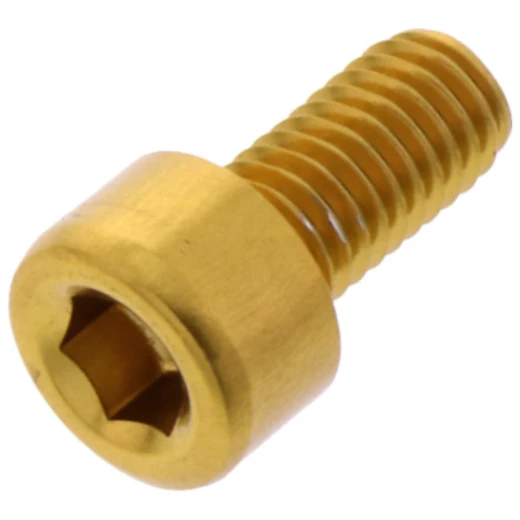 Zylinderschraube JMP Bolt M5x0.8mm 10mm Aluminium gold