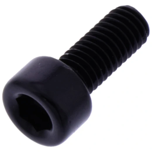 Zylinderschraube M5X0.8 mm 12 mm Aluminium schwarz