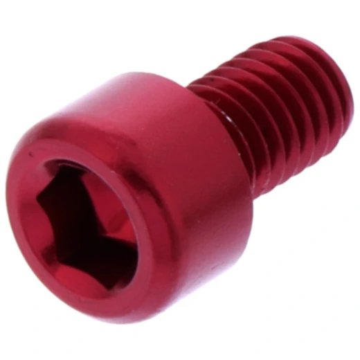 Zylinderschraube JMP M6X1.00 mm 10 mm Alu rot